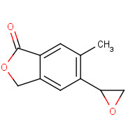 1255206-96-2 6-methyl-5-(oxiran-2-yl)-3H-2-benzofuran-1-one chemical structure