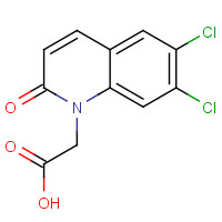 1003872-88-5 2-(6,7-dichloro-2-oxoquinolin-1-yl)acetic acid chemical structure