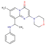663619-89-4 9-(1-anilinoethyl)-7-methyl-2-morpholin-4-ylpyrido[1,2-a]pyrimidin-4-one chemical structure