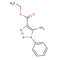 20271-37-8 ethyl 5-amino-1-phenyltriazole-4-carboxylate chemical structure