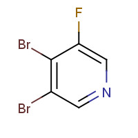 1260843-59-1 3,4-dibromo-5-fluoropyridine chemical structure