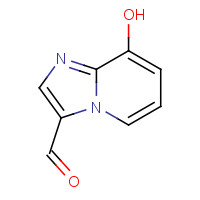 1033202-04-8 8-hydroxyimidazo[1,2-a]pyridine-3-carbaldehyde chemical structure
