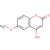 13252-84-1 4-hydroxy-6-methoxychromen-2-one chemical structure