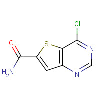 1431411-18-5 4-chlorothieno[3,2-d]pyrimidine-6-carboxamide chemical structure