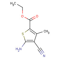 23903-46-0 ethyl 5-amino-4-cyano-3-methylthiophene-2-carboxylate chemical structure
