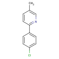 34123-86-9 2-(4-chlorophenyl)-5-methylpyridine chemical structure