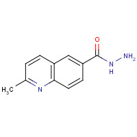 427891-96-1 2-methylquinoline-6-carbohydrazide chemical structure