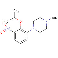 1462951-09-2 1-methyl-4-(3-nitro-2-propan-2-yloxyphenyl)piperazine chemical structure
