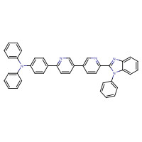 1365756-97-3 N,N-diphenyl-4-[5-[6-(1-phenylbenzimidazol-2-yl)pyridin-3-yl]pyridin-2-yl]aniline chemical structure