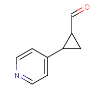 941717-10-8 2-pyridin-4-ylcyclopropane-1-carbaldehyde chemical structure