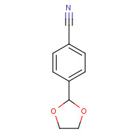 66739-89-7 4-(1,3-dioxolan-2-yl)benzonitrile chemical structure