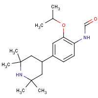 1462951-56-9 N-[2-propan-2-yloxy-4-(2,2,6,6-tetramethylpiperidin-4-yl)phenyl]formamide chemical structure