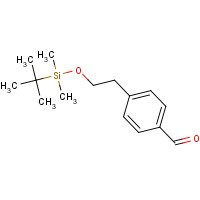 167264-41-7 4-[2-[tert-butyl(dimethyl)silyl]oxyethyl]benzaldehyde chemical structure