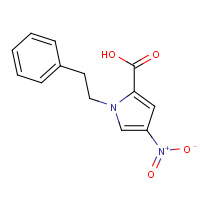 69624-08-4 4-nitro-1-(2-phenylethyl)pyrrole-2-carboxylic acid chemical structure