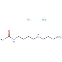 34450-15-2 N-[4-(3-aminopropylamino)butyl]acetamide;dihydrochloride chemical structure
