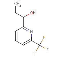1352072-65-1 1-[6-(trifluoromethyl)pyridin-2-yl]propan-1-ol chemical structure