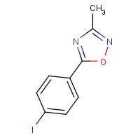 157695-16-4 5-(4-iodophenyl)-3-methyl-1,2,4-oxadiazole chemical structure