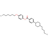 84601-02-5 (4-heptoxyphenyl) 4-(4-pentylcyclohexyl)benzoate chemical structure