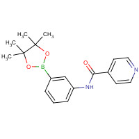 1374545-56-8 N-[3-(4,4,5,5-tetramethyl-1,3,2-dioxaborolan-2-yl)phenyl]pyridine-4-carboxamide chemical structure