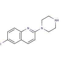 296759-25-6 6-iodo-2-piperazin-1-ylquinoline chemical structure