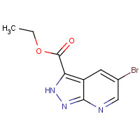 1131604-85-7 ethyl 5-bromo-2H-pyrazolo[3,4-b]pyridine-3-carboxylate chemical structure