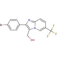 1216488-91-3 [2-(4-bromophenyl)-6-(trifluoromethyl)imidazo[1,2-a]pyridin-3-yl]methanol chemical structure