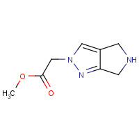 1329996-84-0 methyl 2-(5,6-dihydro-4H-pyrrolo[3,4-c]pyrazol-2-yl)acetate chemical structure