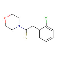 159298-85-8 2-(2-chlorophenyl)-1-morpholin-4-ylethanethione chemical structure