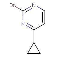 1215073-11-2 2-bromo-4-cyclopropylpyrimidine chemical structure