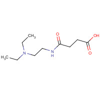 72038-39-2 4-[2-(diethylamino)ethylamino]-4-oxobutanoic acid chemical structure