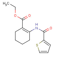 938181-07-8 ethyl 2-(thiophene-2-carbonylamino)cyclohexene-1-carboxylate chemical structure