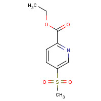 918967-32-5 ethyl 5-methylsulfonylpyridine-2-carboxylate chemical structure