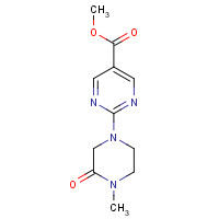 1035271-42-1 methyl 2-(4-methyl-3-oxopiperazin-1-yl)pyrimidine-5-carboxylate chemical structure