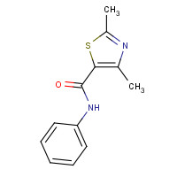 21452-18-6 2,4-dimethyl-N-phenyl-1,3-thiazole-5-carboxamide chemical structure