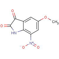 172161-92-1 5-methoxy-7-nitro-1H-indole-2,3-dione chemical structure