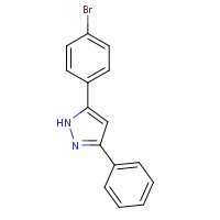 50603-96-8 5-(4-bromophenyl)-3-phenyl-1H-pyrazole chemical structure