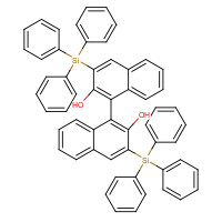 111795-33-6 1-(2-hydroxy-3-triphenylsilylnaphthalen-1-yl)-3-triphenylsilylnaphthalen-2-ol chemical structure