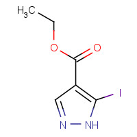 827316-43-8 ethyl 5-iodo-1H-pyrazole-4-carboxylate chemical structure