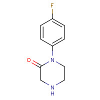 780753-89-1 1-(4-fluorophenyl)piperazin-2-one chemical structure