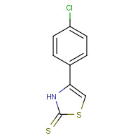 2104-00-9 4-(4-chlorophenyl)-3H-1,3-thiazole-2-thione chemical structure