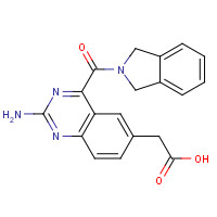 1309088-32-1 2-[2-amino-4-(1,3-dihydroisoindole-2-carbonyl)quinazolin-6-yl]acetic acid chemical structure