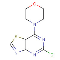 1137278-42-2 4-(5-chloro-[1,3]thiazolo[4,5-d]pyrimidin-7-yl)morpholine chemical structure