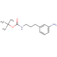 1208170-37-9 tert-butyl N-[3-(3-aminophenyl)propyl]carbamate chemical structure