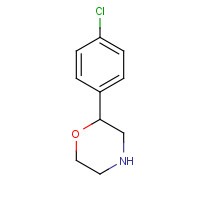 62243-66-7 2-(4-chlorophenyl)morpholine chemical structure