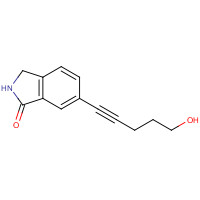 1007455-45-9 6-(5-hydroxypent-1-ynyl)-2,3-dihydroisoindol-1-one chemical structure