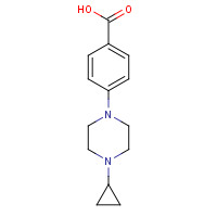 883743-83-7 4-(4-cyclopropylpiperazin-1-yl)benzoic acid chemical structure