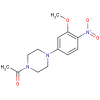 1116229-11-8 1-[4-(3-methoxy-4-nitrophenyl)piperazin-1-yl]ethanone chemical structure