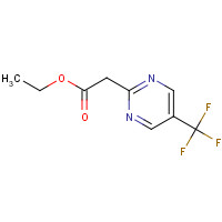 944905-47-9 ethyl 2-[5-(trifluoromethyl)pyrimidin-2-yl]acetate chemical structure