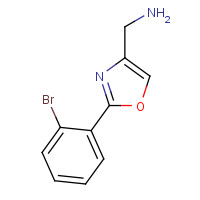 885274-15-7 [2-(2-bromophenyl)-1,3-oxazol-4-yl]methanamine chemical structure
