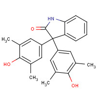 20206-19-3 3,3-bis(4-hydroxy-3,5-dimethylphenyl)-1H-indol-2-one chemical structure